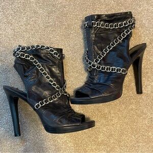 BCBGeneration Heels With Open Toes and Heel Sz 8.5